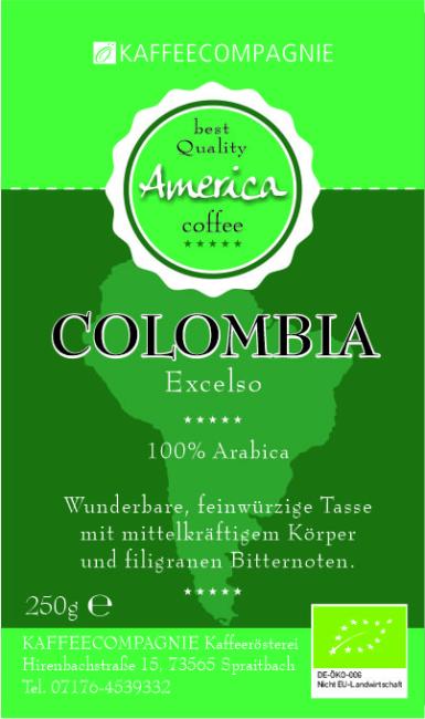 Colombia Bucaramanga Excelso BIO