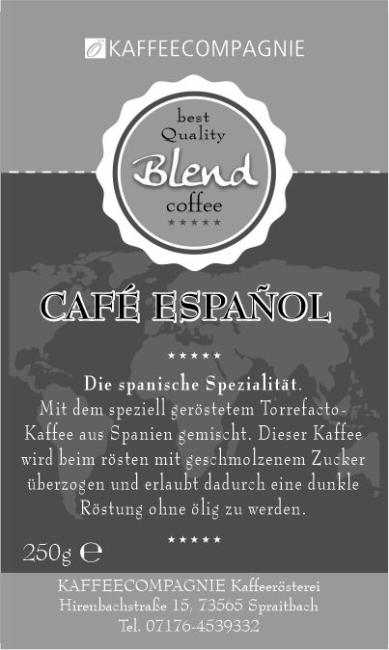 Café Español (100 % Arabica)