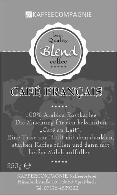 Café Français (100% Arabica)