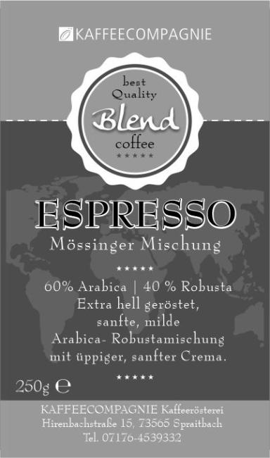 Mössinger Mischung Espresso