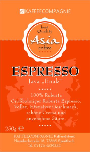 Java Robusta Enak Espresso
