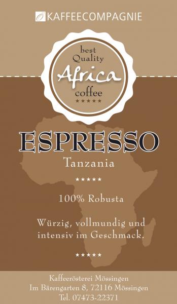 Espresso Tanzania Bukoba